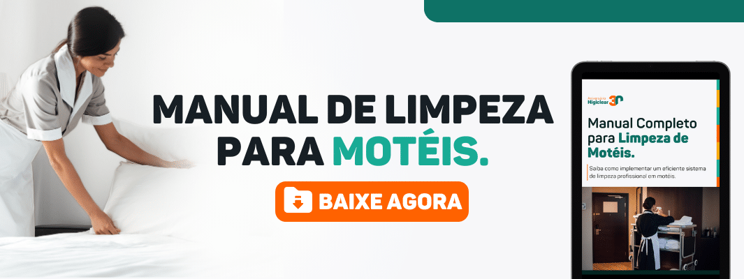 Banner Manual de Limpeza para Motéis